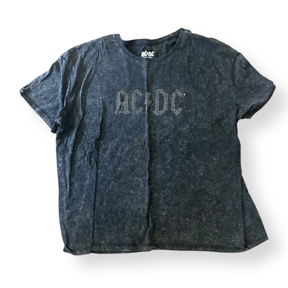 AC/DC studded T-shirt